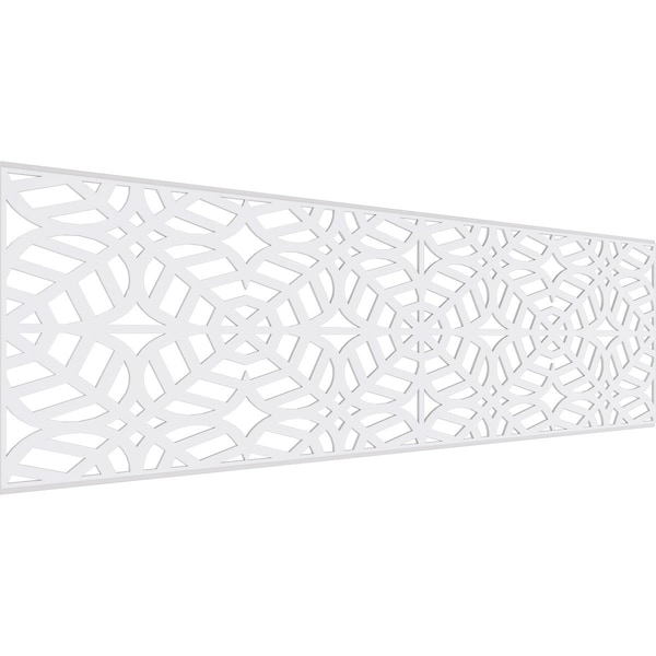 Ekena Millwork Set of Four Panels for 94 1/2"W x 28 1/4"H Garland Fretwork Wainscot Wall Paneling WPKP14X01X47GRD - main